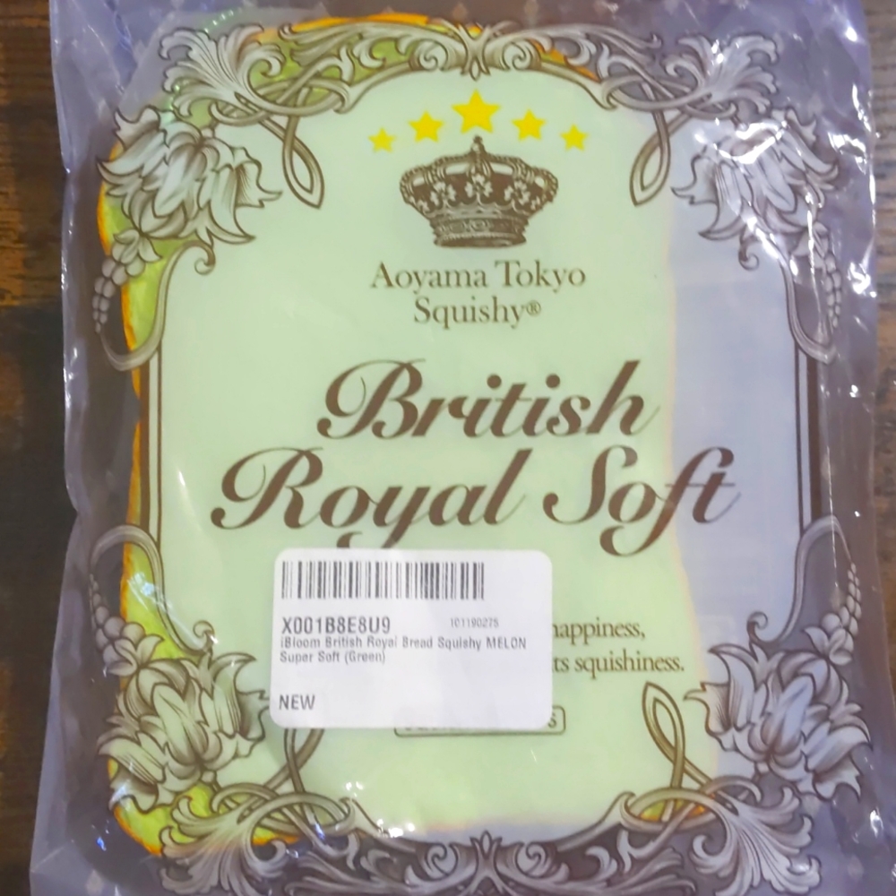 Squishy Japan phone key chain British royal soft bread large ibloom